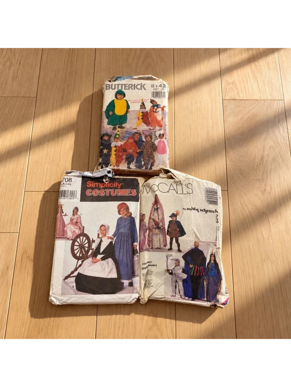 Vintage 90s Kids Costume Sewing Patterns Lot of 3 Butterick Simplicity McCalls